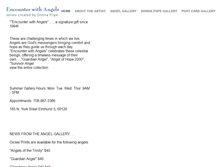 Tablet Screenshot of encounterwithangels.com